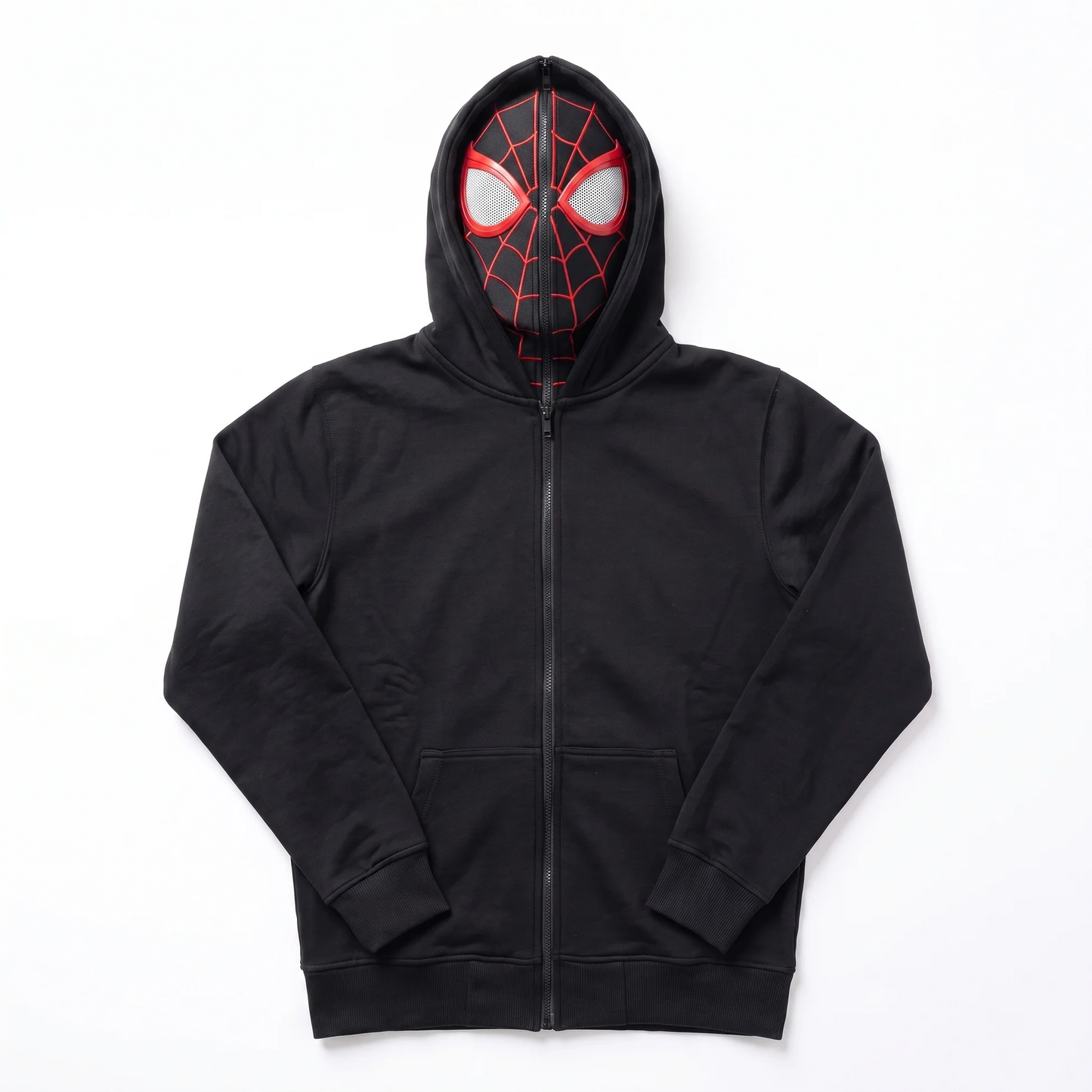 🕷️ Spider-Man Masked Zip-Up Hoodie