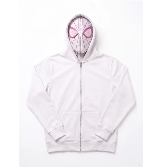 🕷️ Spider-Man Masked Zip-Up Hoodie